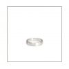 Sterling Silver Half Round Brushed Gents Band
