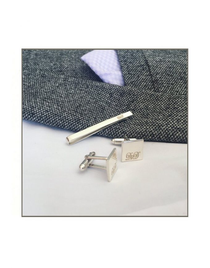 Gents Tie Bar & Cufflink Set