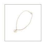 Silver Disk Bracelet