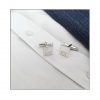Silver Gents Cufflinks HH