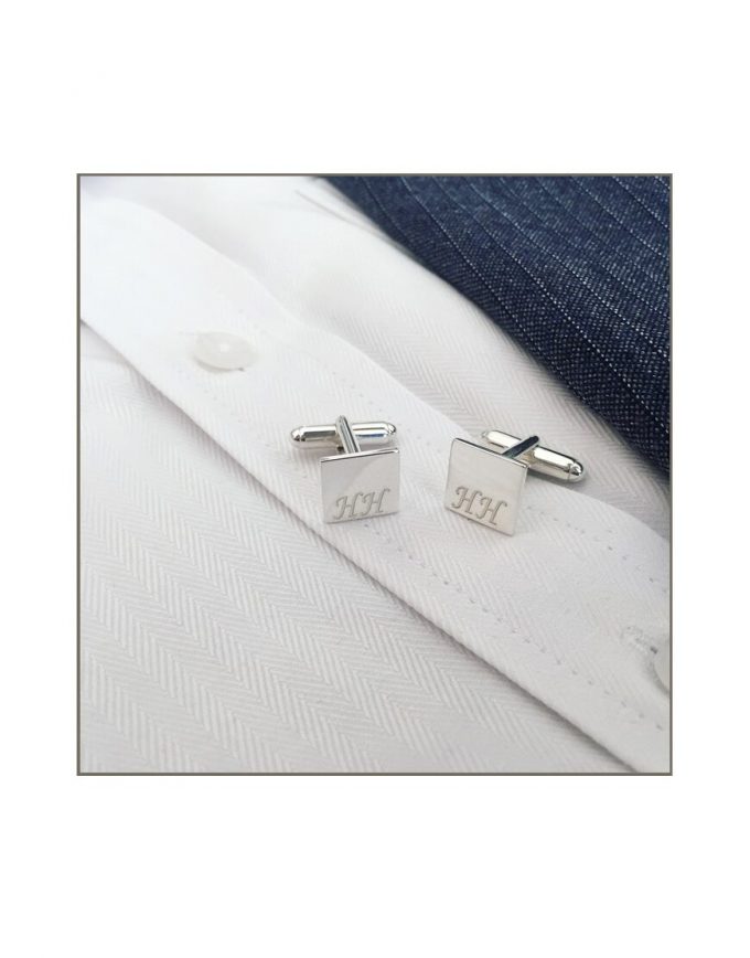 Silver Gents Cufflinks HH