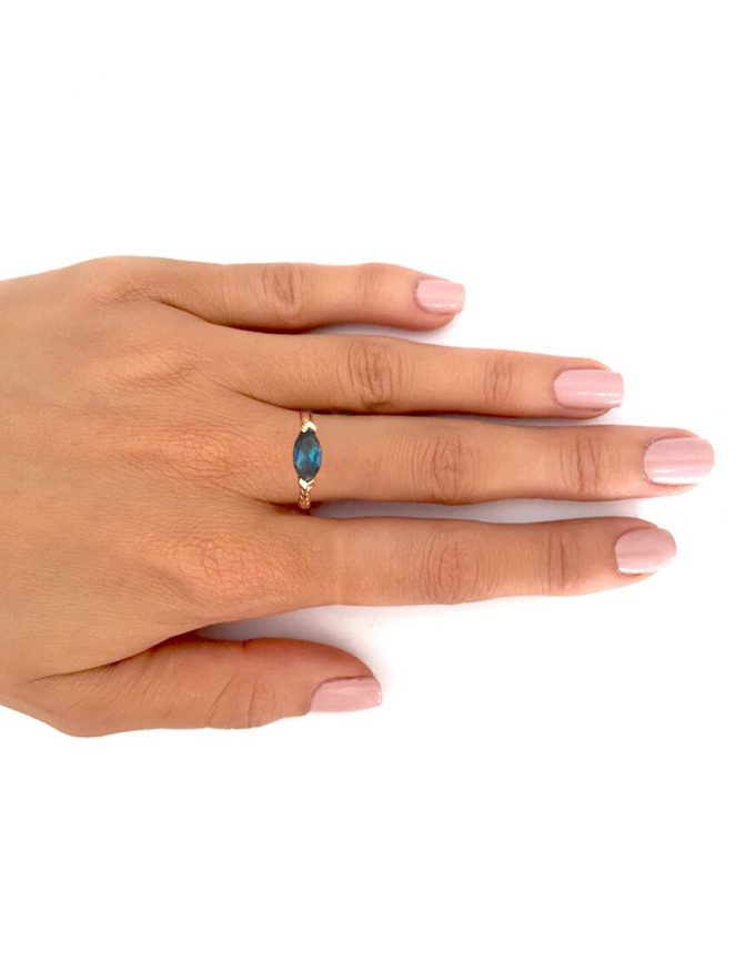 10x5 London Blue Topaz on hand