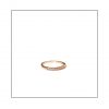 Tube Set Diamond Ring Turned Rose Gold