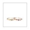 9ct Rose & Yellow Gold Salt & Pepper Rings