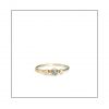 Yellow Gold Salt & Pepper Diamond Ring