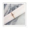 Yellow Gold Salt & Pepper Diamond Ring Styled