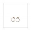 Silver Abbey Hoop Stud Earrings