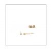 yellow gold & diamond small studs