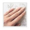 0.015ct 9ct White Gold Micro Band Two