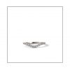 Curved White Gold Wedding Band