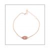 Rose gold north star bracelet