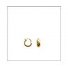gold chunky hoop earrings