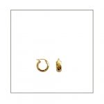 gold chunky hoop earrings