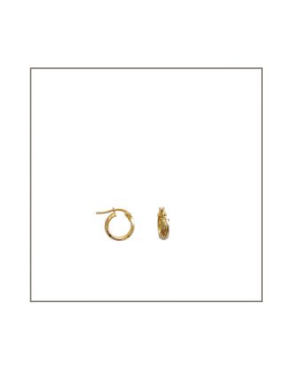 Gold Hoop Snug Earrings