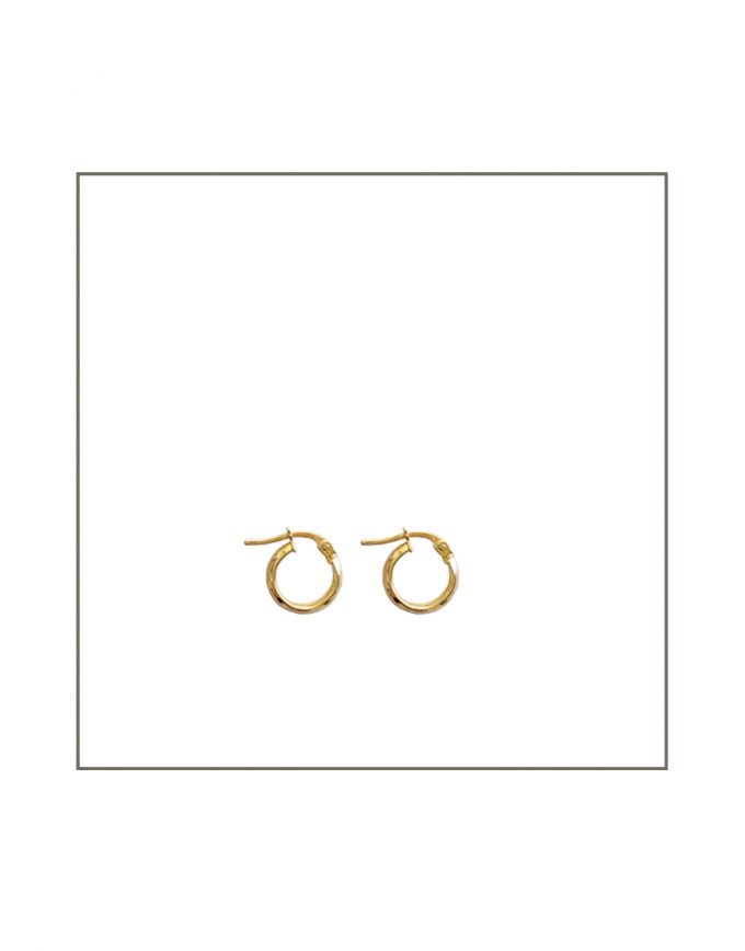 Small gold hoops